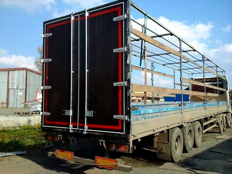 Полуприцеп тент шмитц ворота