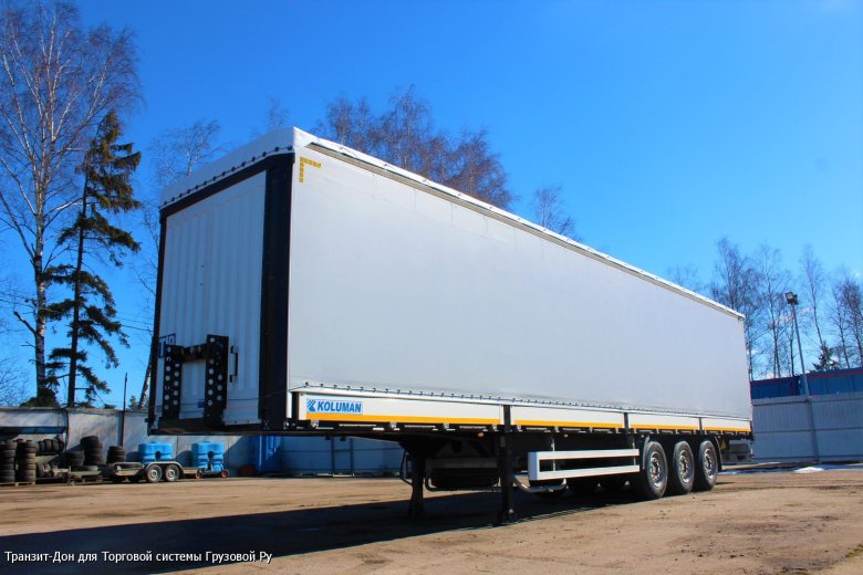 Бортовой полуприцеп колуман