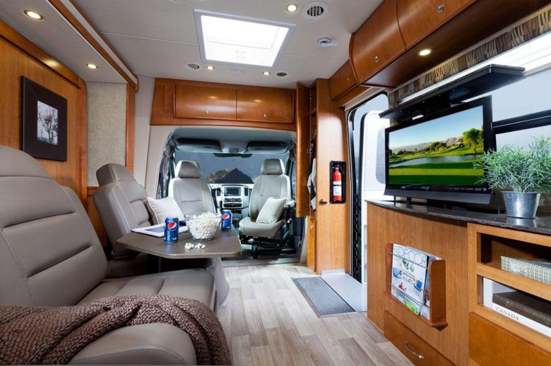 Mercedes sprinter camper van interior
