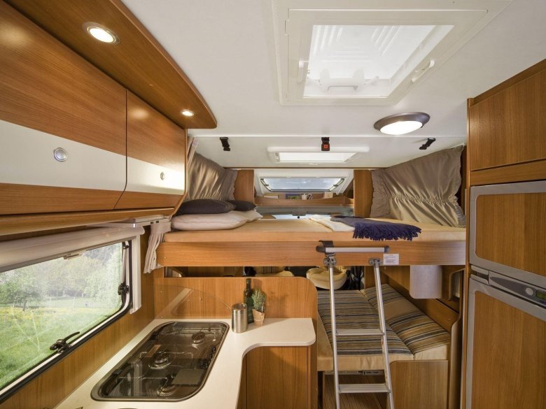 Автодом внутри