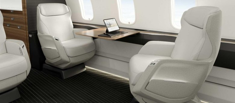 Самолёт bombardier global 7000 салон