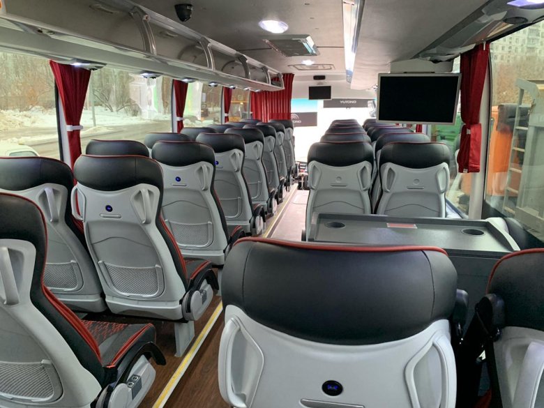 Туристический автобус салон