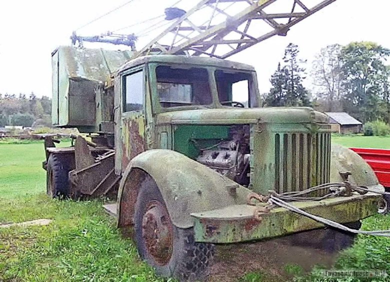 Краз 257 кран