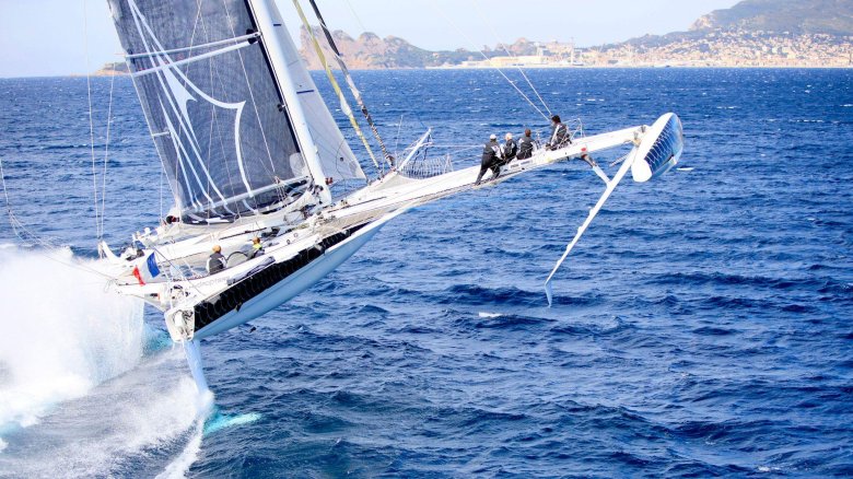 Тримаран hydroptere