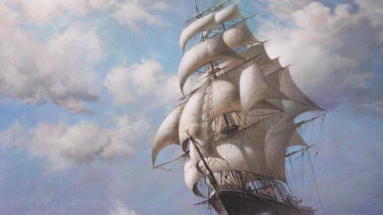 Картина парусник