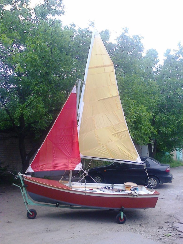 Швертбот кадет парусное вооружение