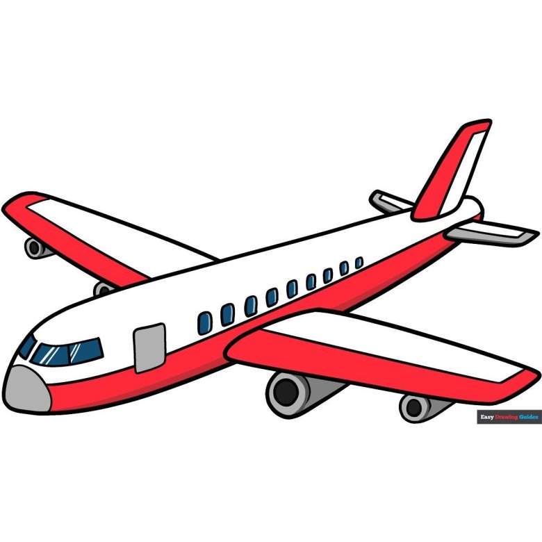 Самолет мультяшный