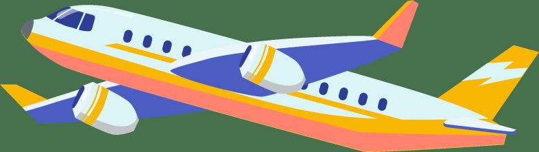 Самолёт мультяшный