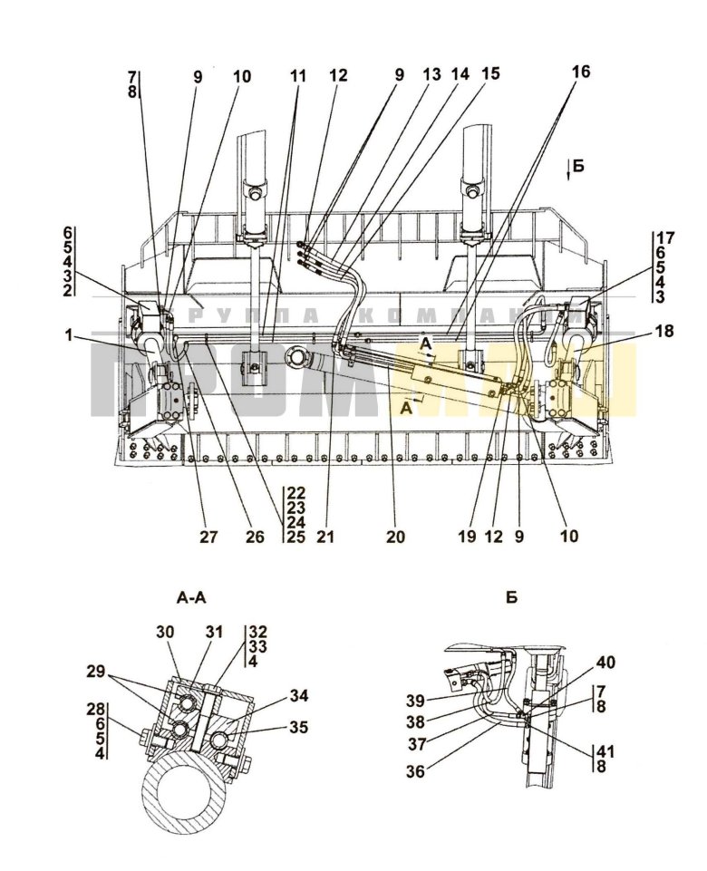 Гидросистема четра т11