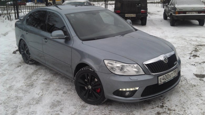 Skoda octavia a5 серая