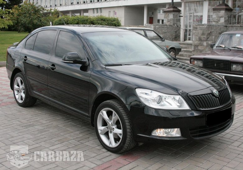 Skoda octavia a5 черная