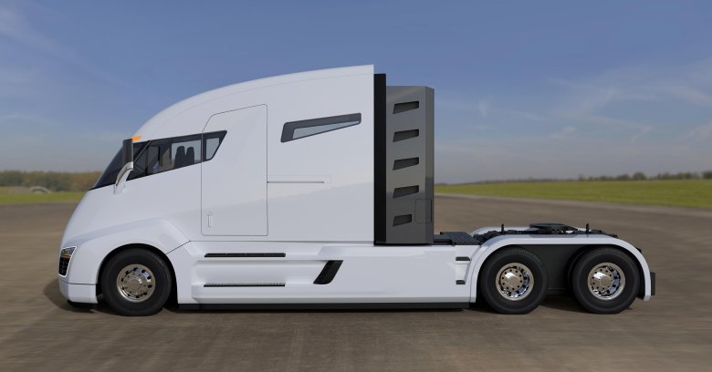 Грузовик tesla semi-truck