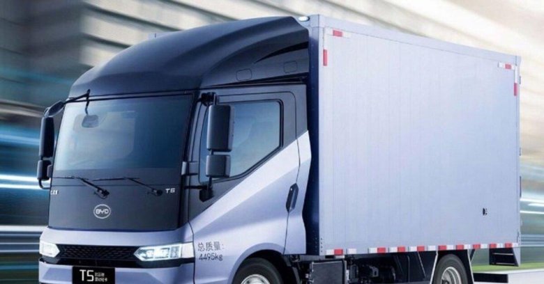 Byd t5 электрогрузовик