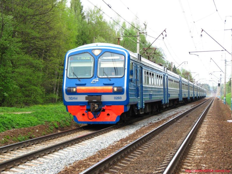 Пригородные поезда эд4м