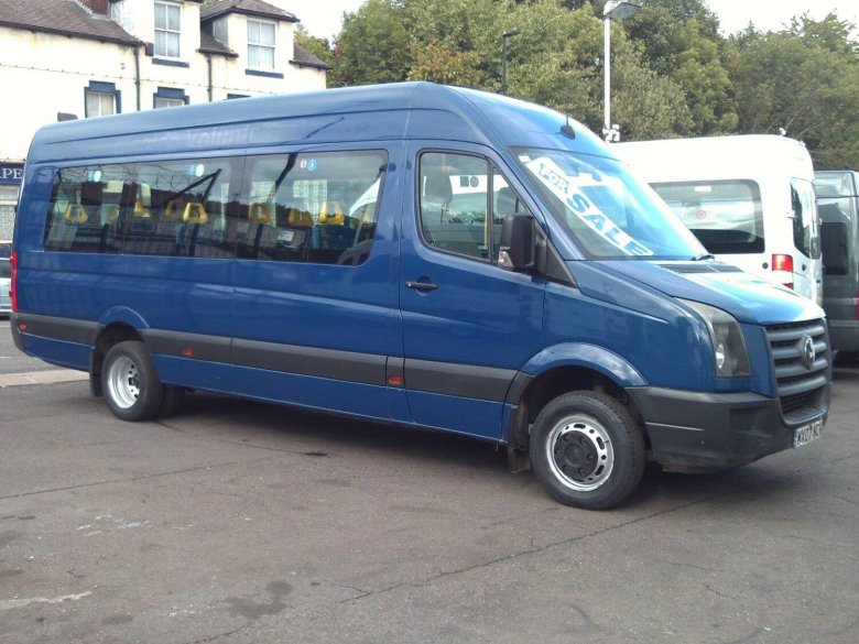 Фольксваген крафтер пассажирский синий