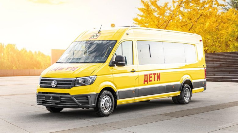 Школьный автобус фольксваген крафтер