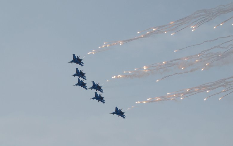 Пилотажная группа русские витязи