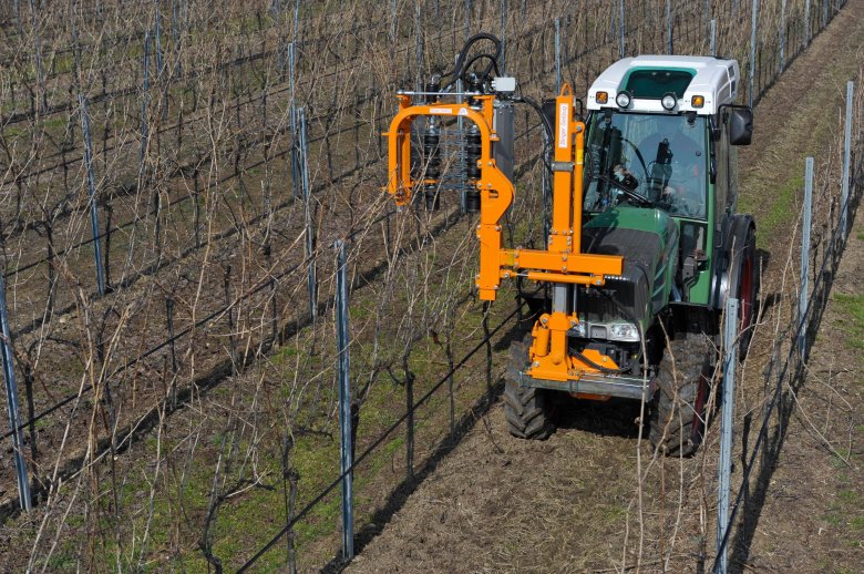 Чеканочная машина для виноградной лозы
