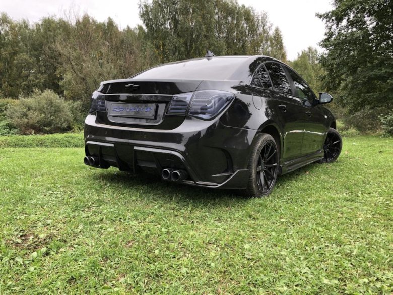 Chevrolet cruze 2013 black tuning