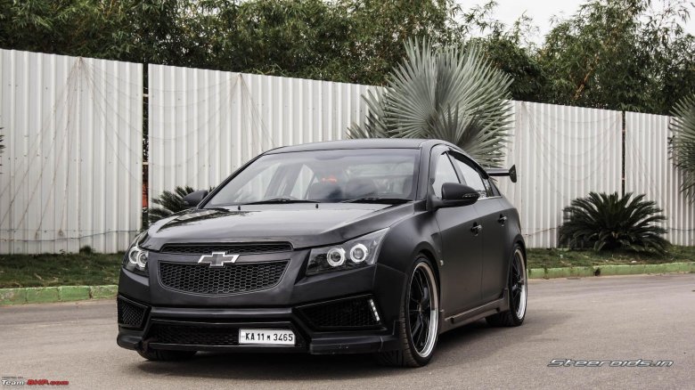 Chevrolet cruze tuning черный