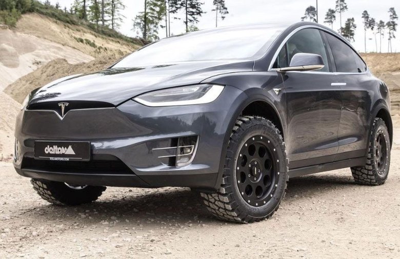 Tesla model x offroad