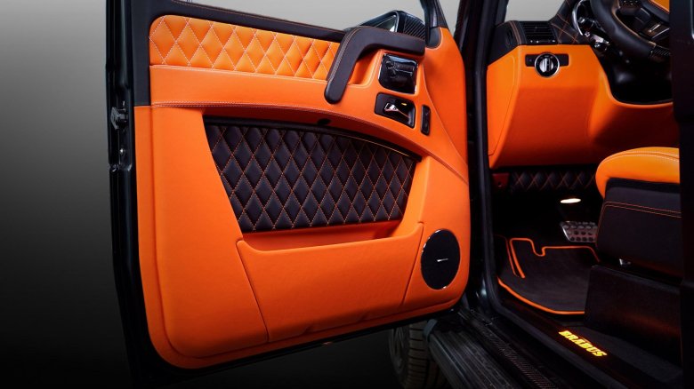 Оранжевый гелендваген брабус