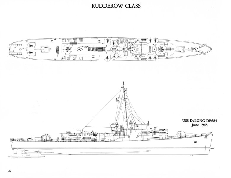 Эскортные миноносцы типа rudderow