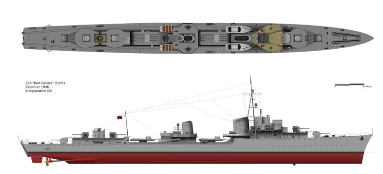 Эсминцы германии второй мировой войны