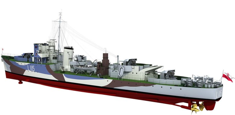 Эскортный миноносец хант