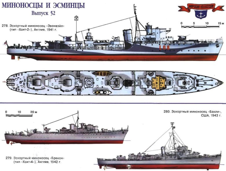 Морская коллекция моделист конструктор миноносцы
