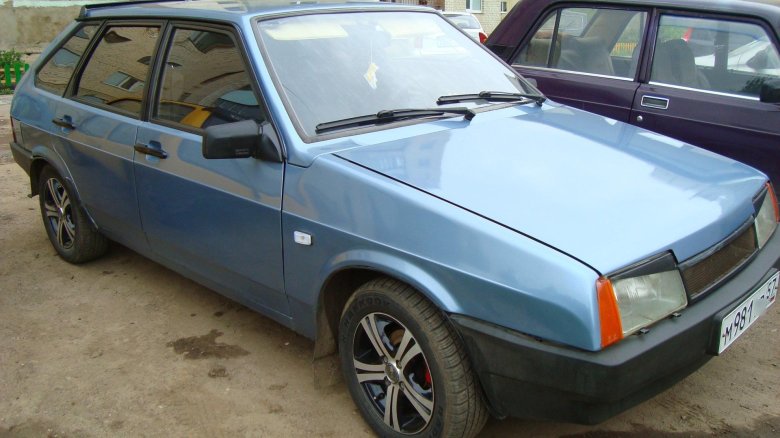 Ваз 2109 голубая