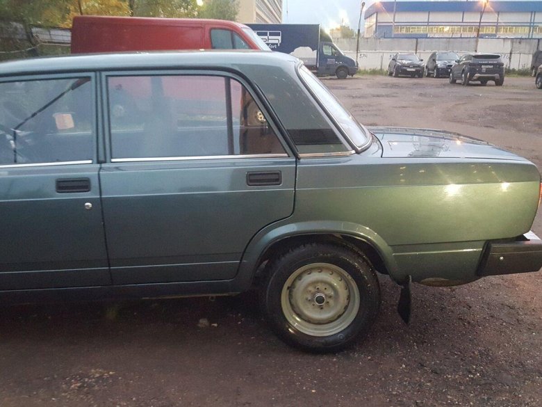 Ваз 2107 серо сине-зеленый