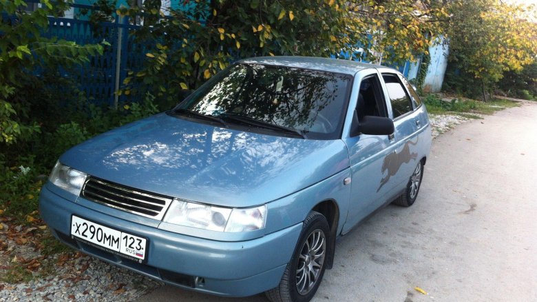 Ваз 2112 серо голубой металлик