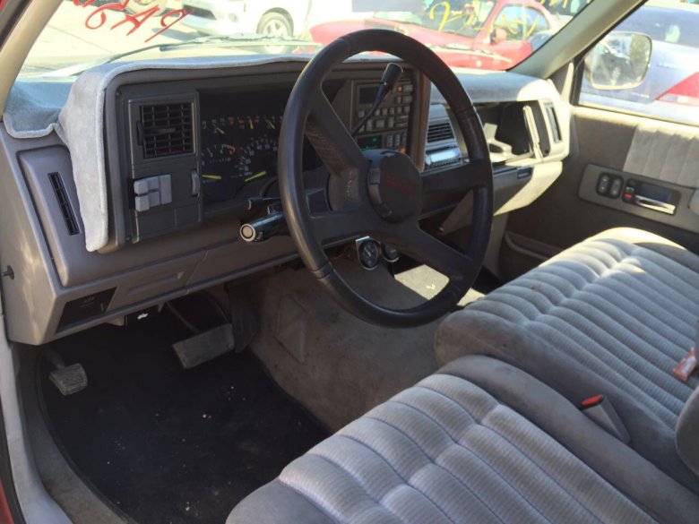 Chevrolet silverado 1988 салон