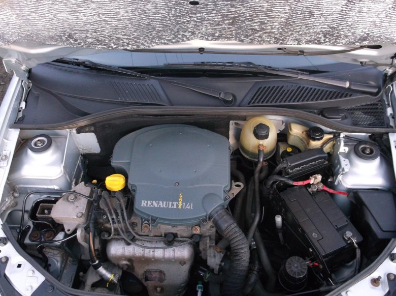 Рено симбол 2 подкапотка