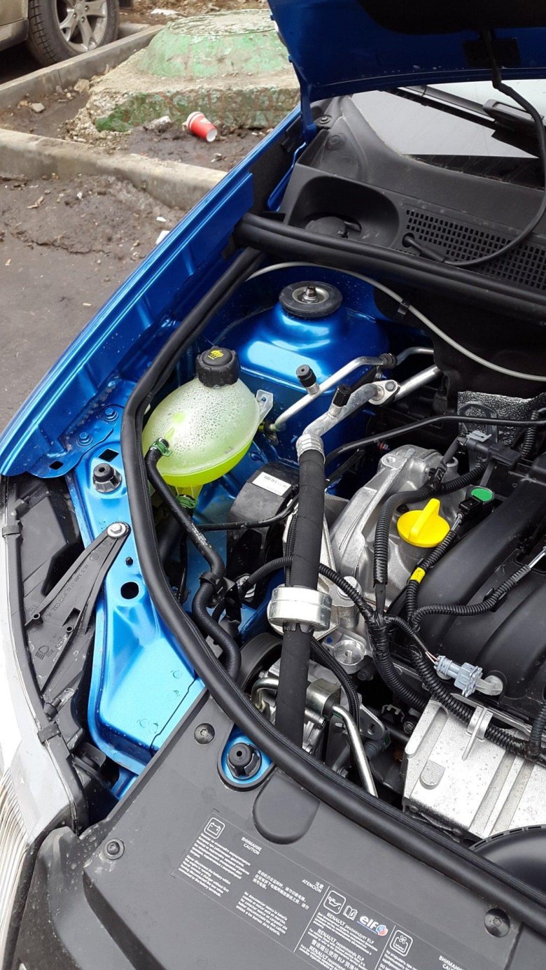 Renault logan 1.6 под капотом