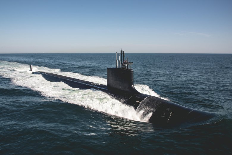 Virginia class attack submarine
