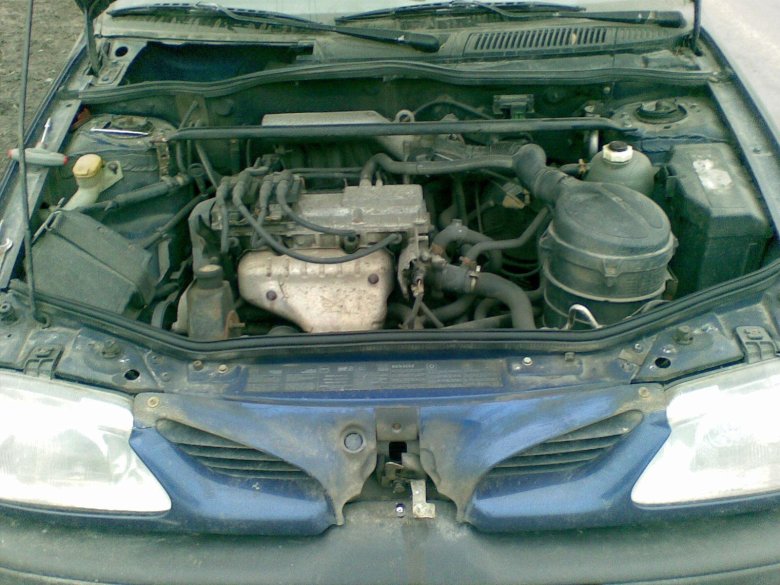 Рено меган 1 моторный отсек