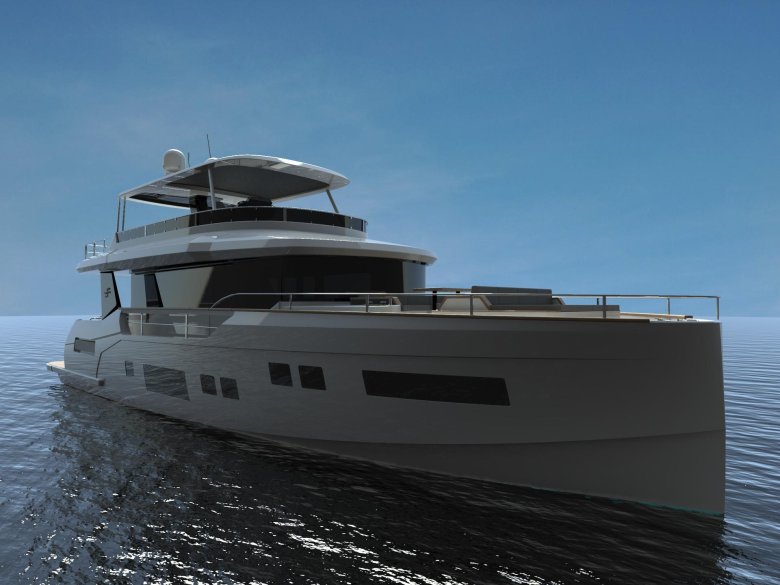 Моторная яхта bering 60