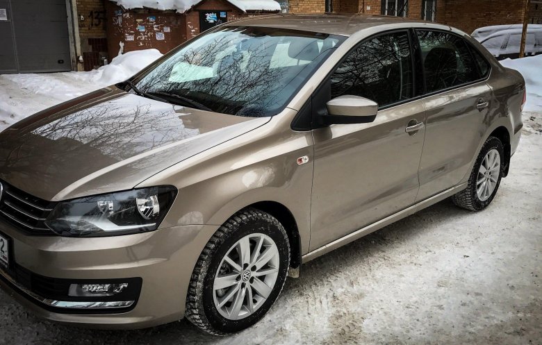 Фольксваген поло бежевый титаниум