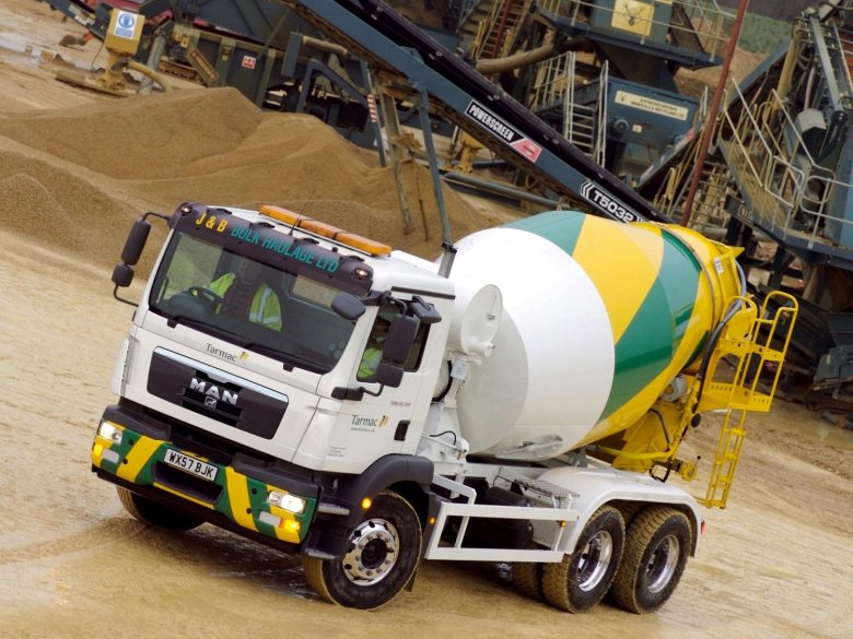 Автобетоносмеситель либхер