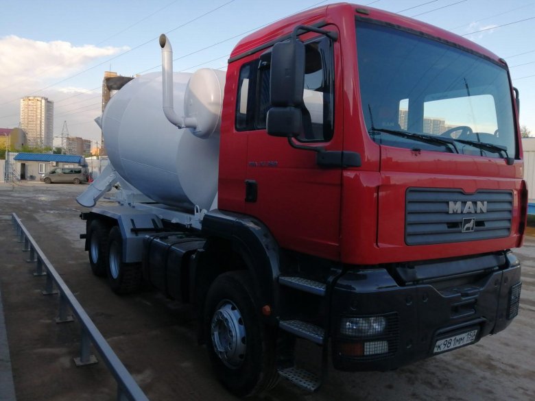 Автобетоносмеситель ман 15 м3