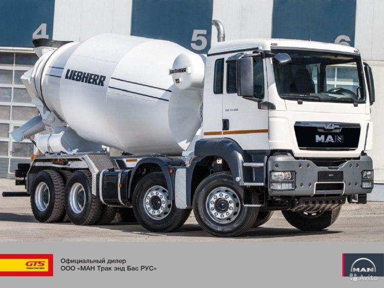 Man - tgs 41.400 автобетоносмесители