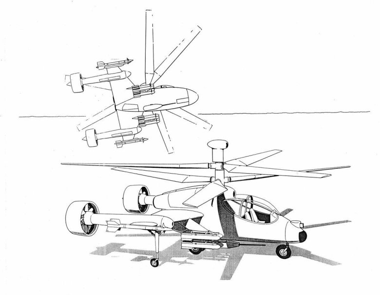Боевой вертолет ка-50 черная акула
