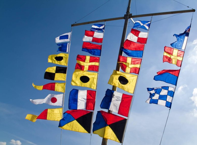 Nautical signal flags