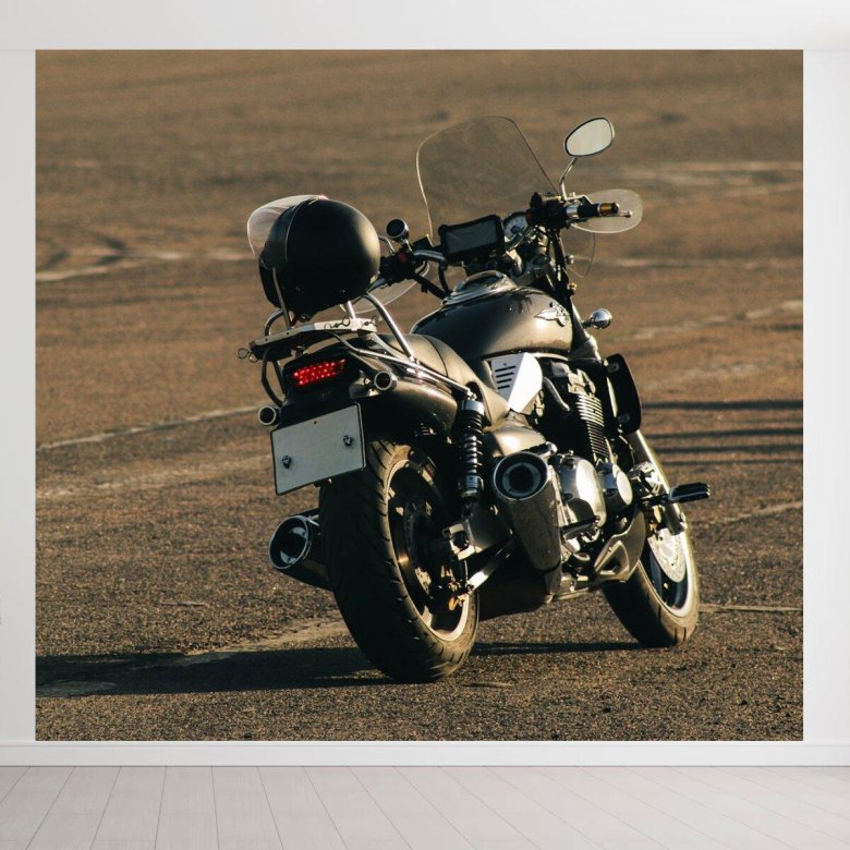 Мотоцикл сзади