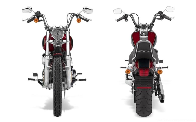 Мотоцикл харлей спереди