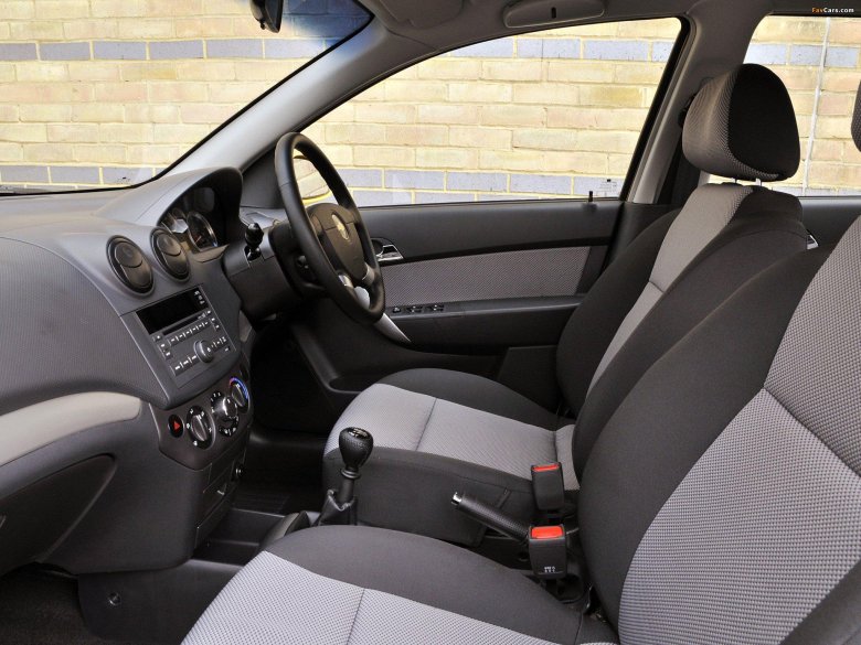 Шевроле авео 2007 седан салон