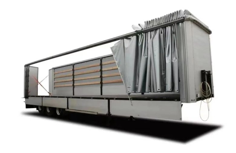 Шторный полуприцеп грюнвальд