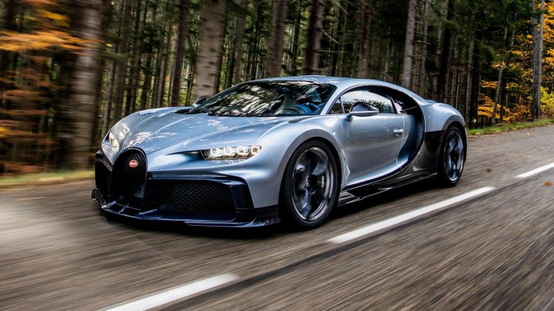 Bugatti chiron profilée